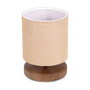 Opviq AYD-3265 Lámpara de Mesa de Cuerpo de Tela Color Mimbre